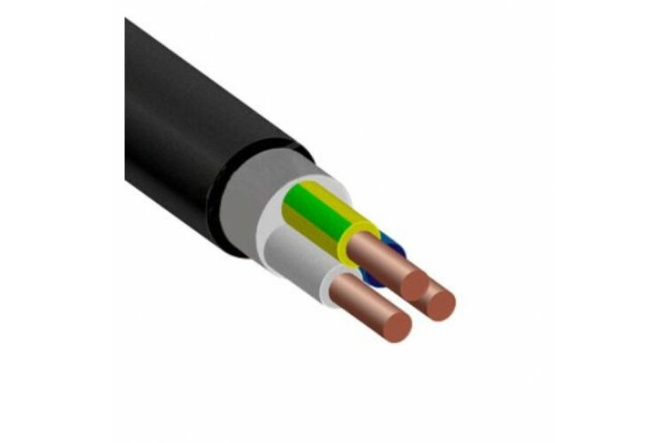 Кабель силовой ВВГ нг(А)LS LTX 3х2.5 0.660 (ЭлПром)