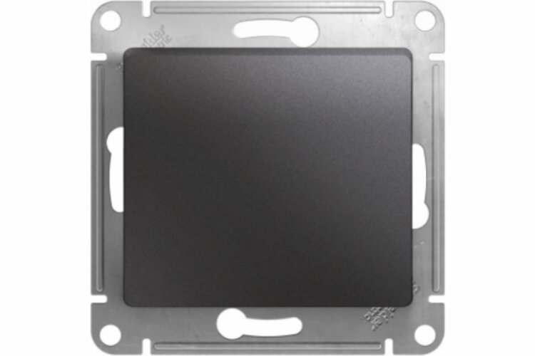 SE Glossa Графит Переключатель 1-клавишный, сх.6,10AX