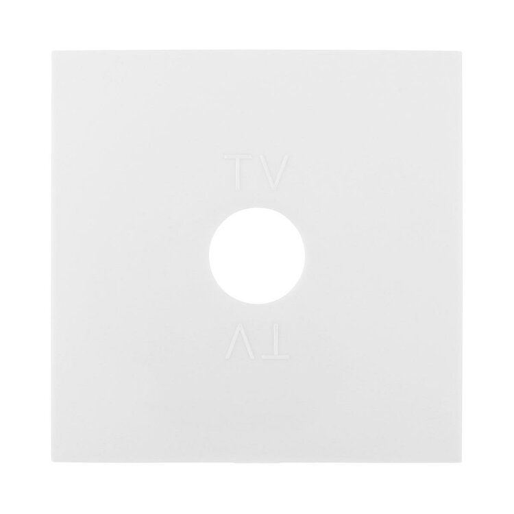 LK60 Накладка розетки TV Белая