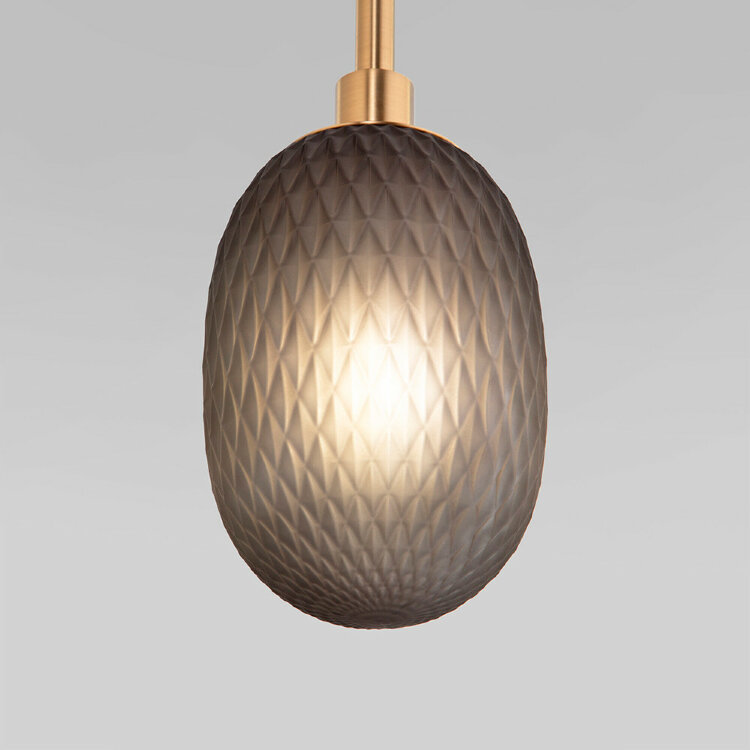 Люстра Eurosvet Pineapple 50266 дымчатый/прозрачный/янтарный Smart