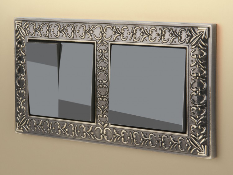 Werkel Выключатель 1-кл. Серо-коричневый WL07-SW-1G