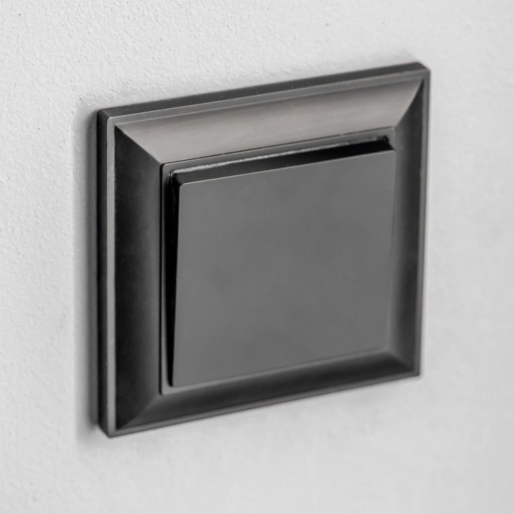 Werkel Выключатель 1-кл. Черный матовый W1110008 (WL08-SW-1G)