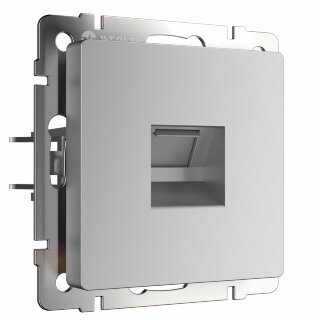 Werkel Розетка интернет 1-ая RJ45 Серебряный W1181006 (WL06-RJ-45 )