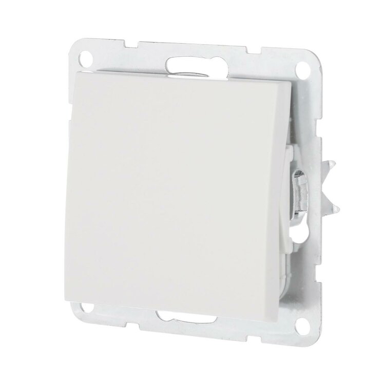 LK60 Переключатель 1-кл. перекрестный  (сх.7) 16A  250B Белый