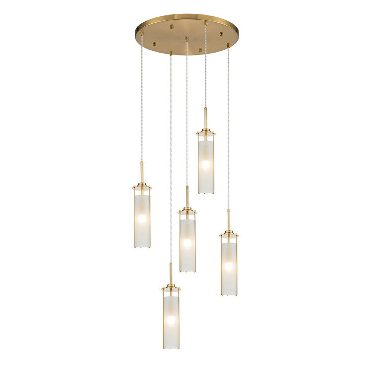 Люстра Indigo Torcia 11038/5PL Brass V000417