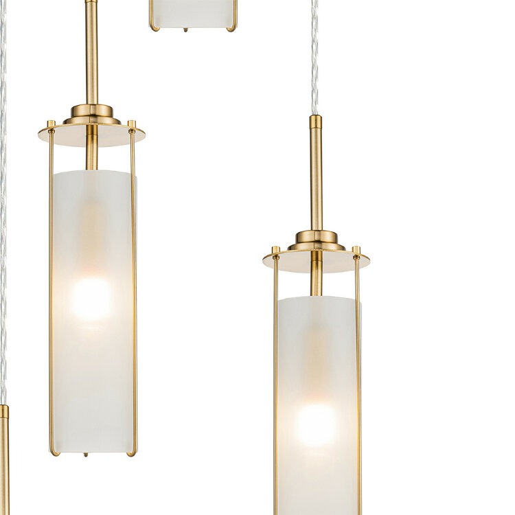 Люстра Indigo Torcia 11038/5PL Brass V000417