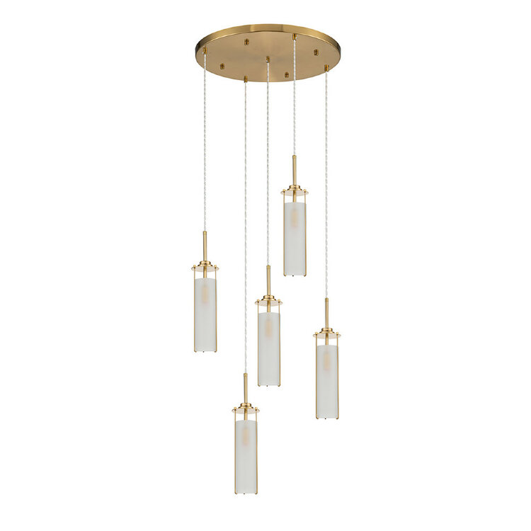 Люстра Indigo Torcia 11038/5PL Brass V000417