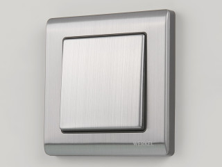 Werkel Выключатель 1-кл. проходной W1112002 (WL02-SW-1G-2W) глянц.никель