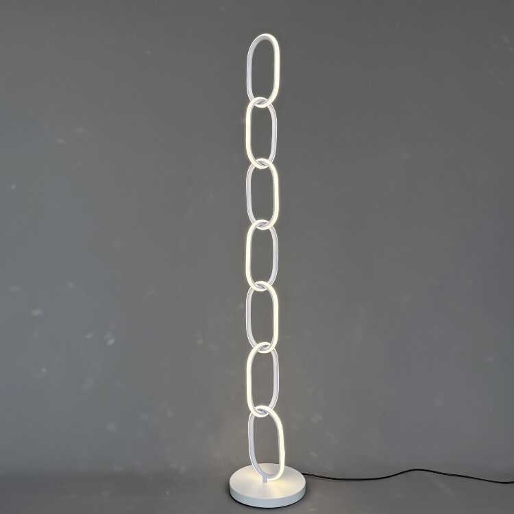 Торшер AURA RINGS FL012 WH LED