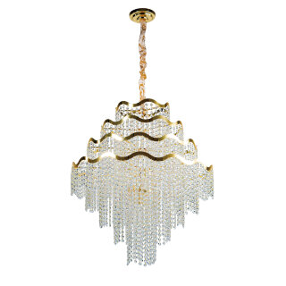 Люстра Veneto Luce 5656E/13A Gold+Clear
