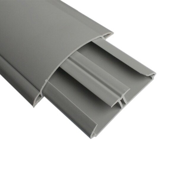 Кабель-канал напольный 70*16мм серый ЭЛЕКОР (кратно 2м.)