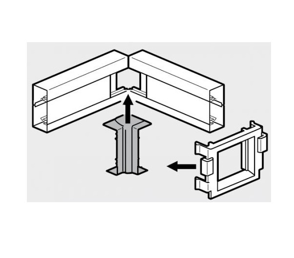 Угол внутренний 100*50 мм Quintela