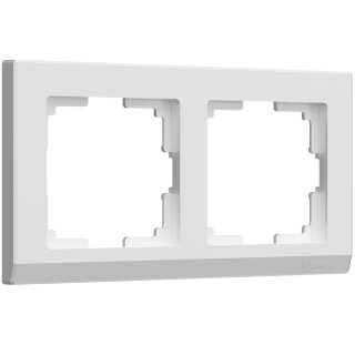 Werkel Stark Рамка 2 поста БелаяW0021801 (WL04-Frame-02-white)