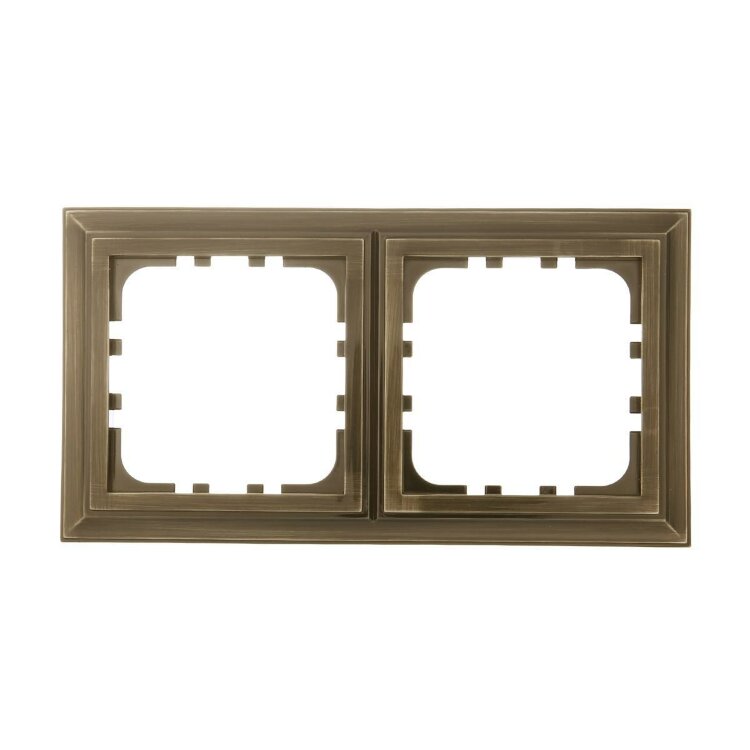 LK Studio CLASSIC Рамка 2  поста Бронза