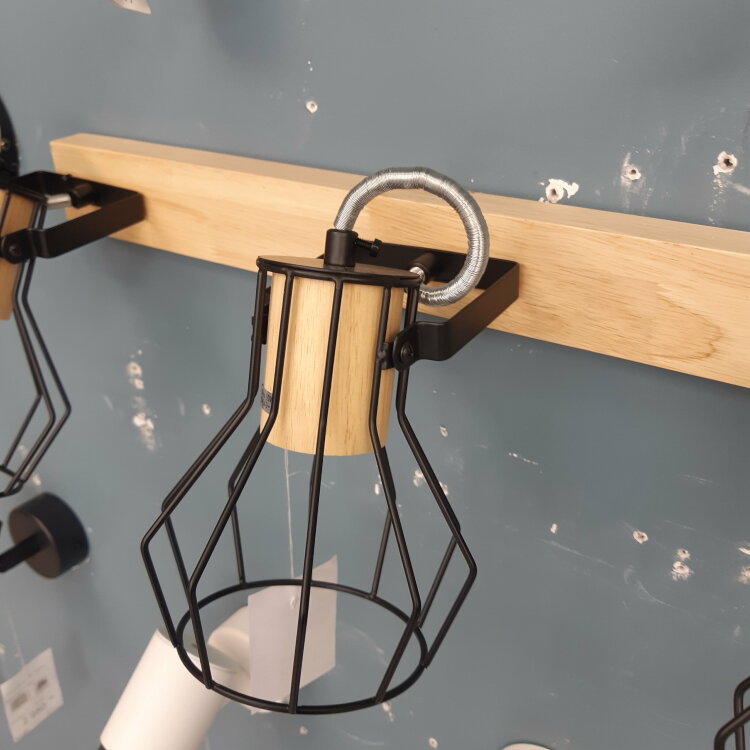 Спот AURA S7144-3 E27 WD+BK