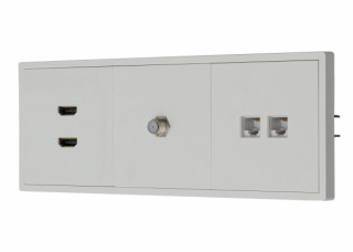 MIKAMI MI-5 Розетка комп. 1* RJ45 Белый глянцевый
