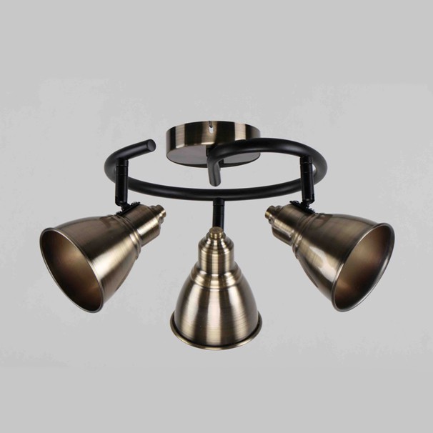 Спот AURA 51557/3 AB+BK