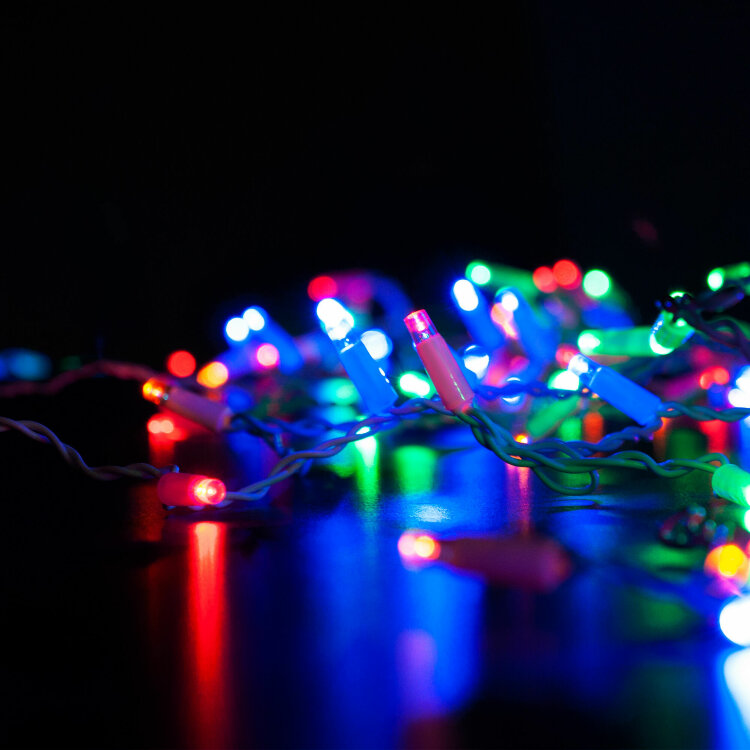 Гирлянда Eurosvet 100-101 мульти 3*0,6м IP65