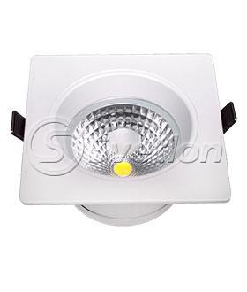 Светильник светодиодный 220V COB Led 1*5W 3000K белый 701112