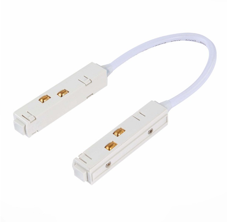 Коннектор питания угловой д/магнитного шинопровода ST-Luce белый ST006.549.00