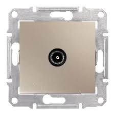 SE Sedna Розетка TV коннектор оконечный, Титан