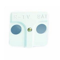 Simon 27 Накладка на TV-R-SAT  розетку Белая 27097-34