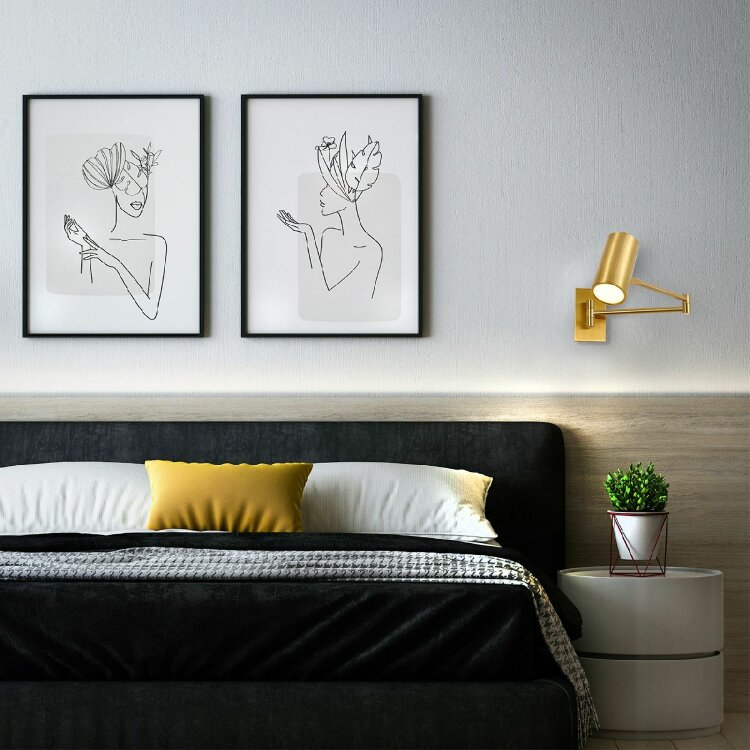 Бра ESCADA 10282/1 LED*6W Brass