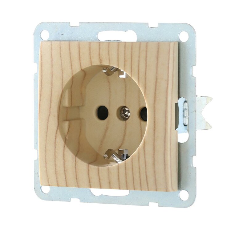 LK60 Розетка  с з/к, со шторками Сосна