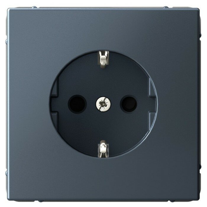 SE ArtGallery Грифель Розетка с/з, со шторками 16А механизм SE GAL000745