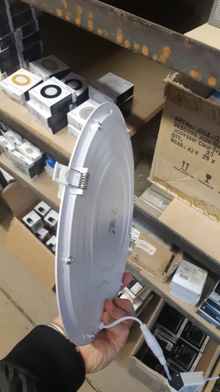 Светильник встраиваемый светодиодный Feron AL500 24W 4000K, 1500Lm, белый