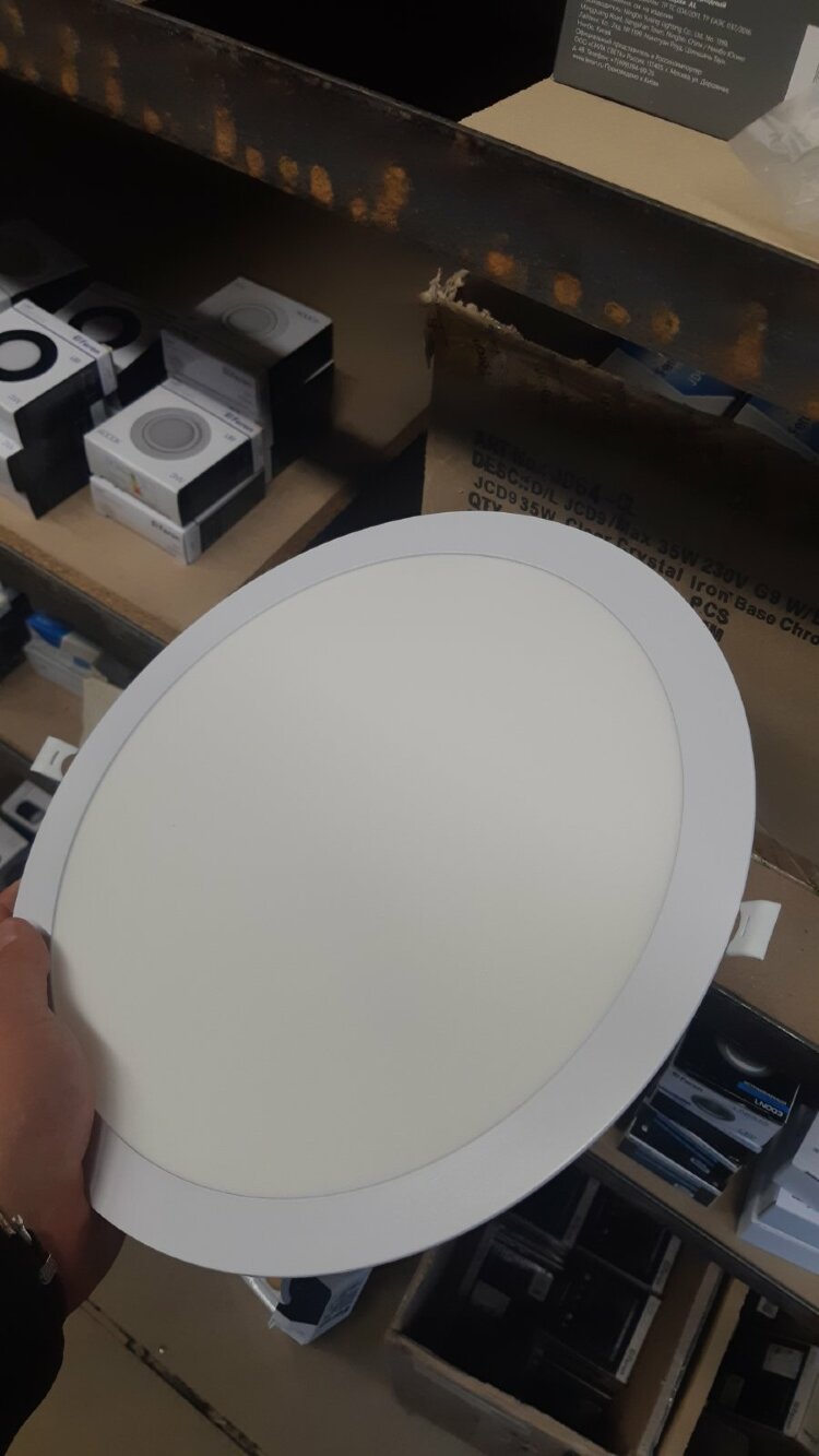 Светильник встраиваемый светодиодный Feron AL500 24W 4000K, 1500Lm, белый