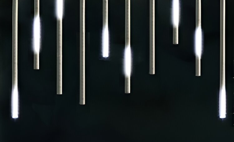 Светильник "SNOWFALL" 100см 1-лин. 1*72 LED d35mm WH IP65