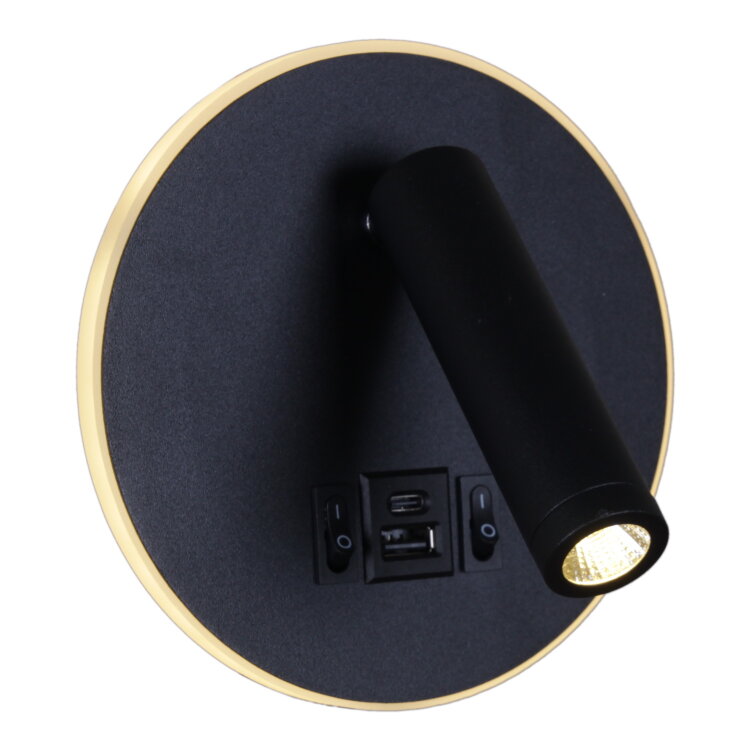 Спот SNEHA 86203-9.2-001KT LED12W+USB BK