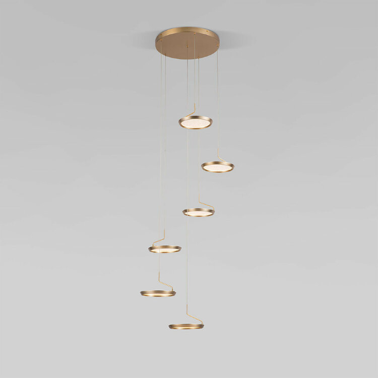 Люстра Eurosvet Crespella 90034/6 золото