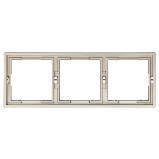 MIKAMI MI-5 Рамка 3 поста Латунь