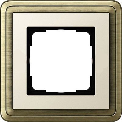 GIRA ClassiX Рамка 1-ая Бронза/Кремовый