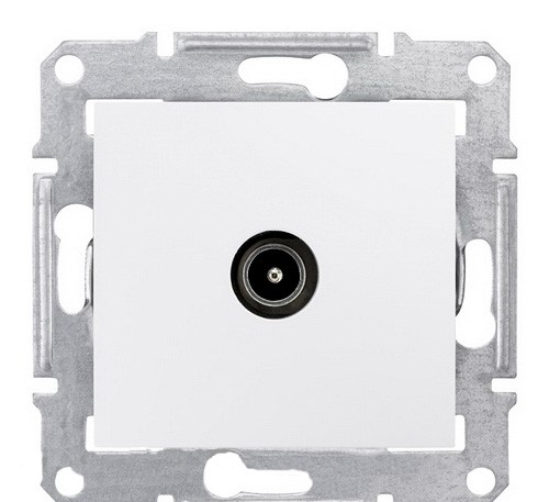 SE Sedna Розетка TV проходная 4dB Белая SDN3201821