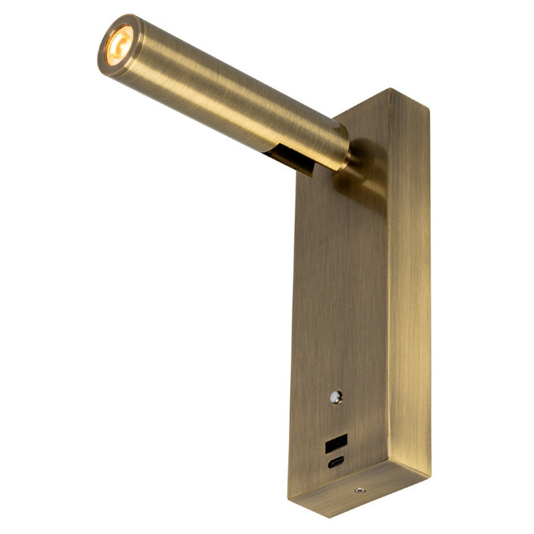 Спот CITILUX CL704433 Декарт бронза стар. с USB