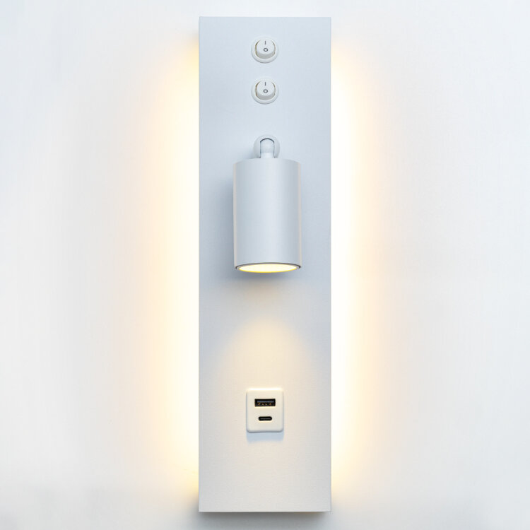 Спот CITILUX CL704460 Декарт белый с USB