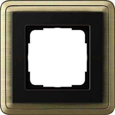 GIRA ClassiX Рамка 1-ая Бронза/Черный