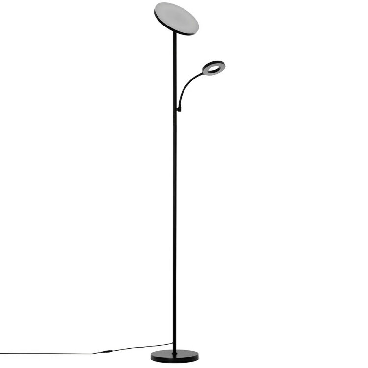 Торшер CITILUX CL810011 Click  черный с пультом