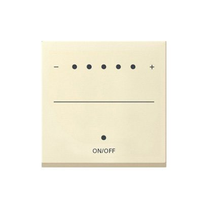 Gira S-55 Накладка светорегулятора сенсорного Крем глянец G226001