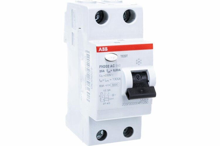 Выкл.диф.тока 2мод.(УЗО) FH202 AC-63/0,03/FLC2CSF202005R1630