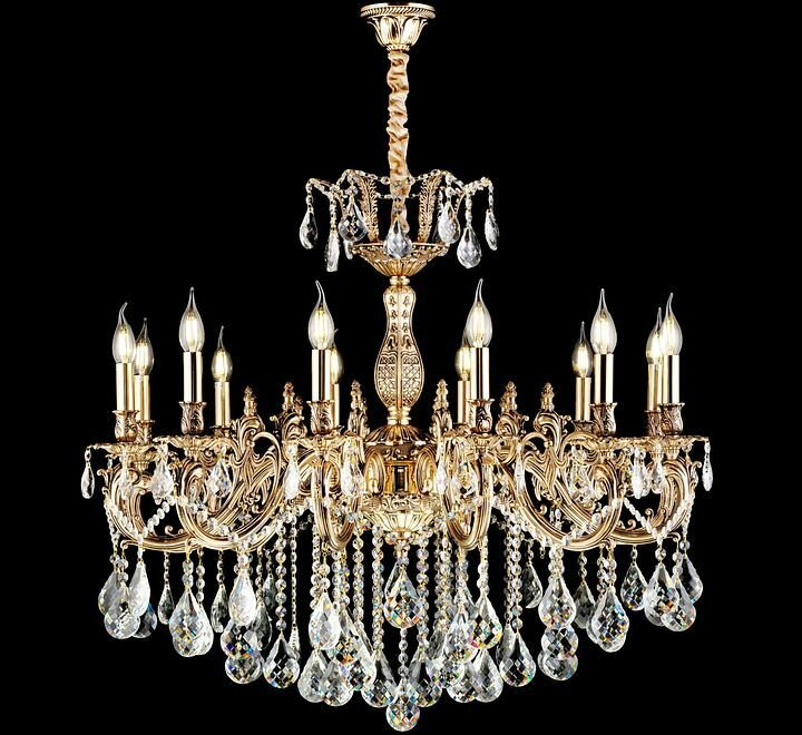 Люстра Veneto Luce  1118/12E FGD+BK