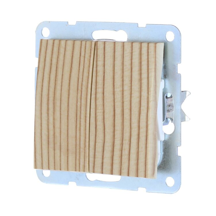 LK60 Выключатель 2-кл.  (сх.5) 16A 250 B Сосна